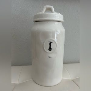 Vintage Rae Dunn Mix. Tall Canister Jar Artisan Collection By Magenta RARE